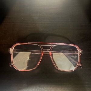 Stylish Pink Aviator Sunglasses
